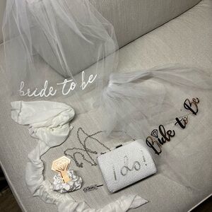 White Bridal Hair Accessories